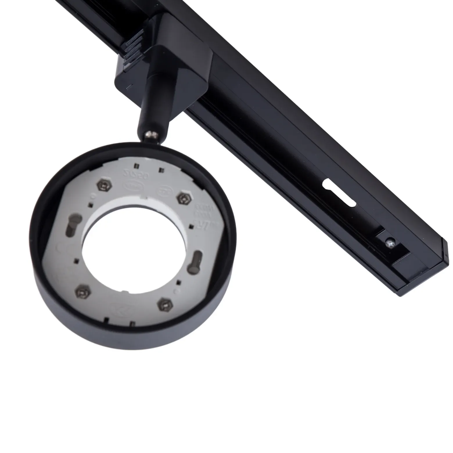 Prios Jardani sistema de riel monofásico 3 luces negro