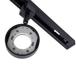 Prios Jardani sistema de riel monofásico 3 luces negro