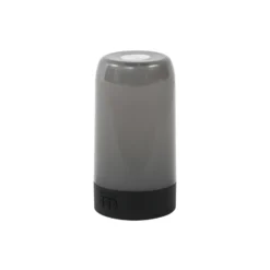 Prios lámpara de mesa LED recargable Valtari, blanca, altura 19 cm, RGB