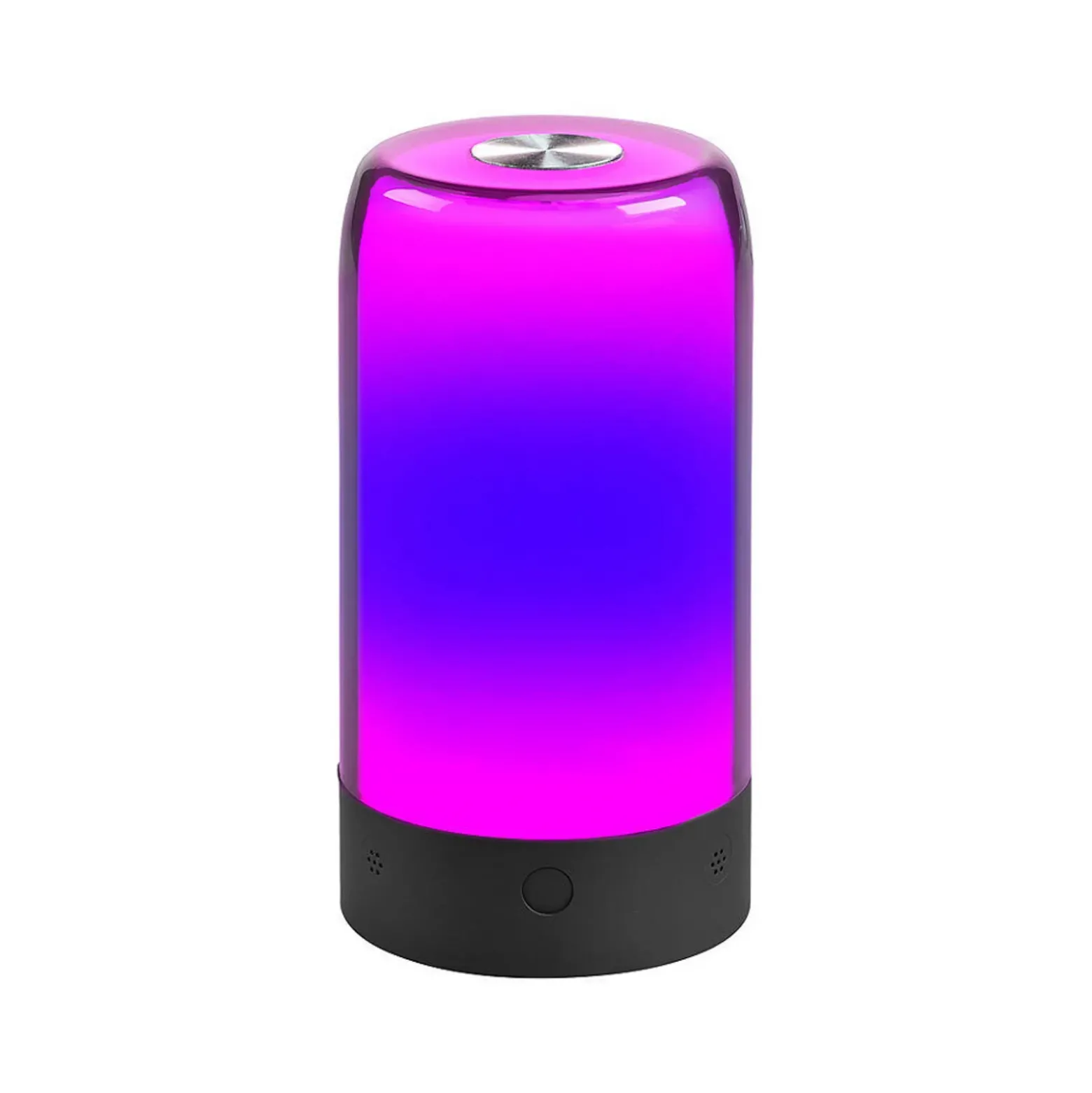 Prios lámpara de mesa LED recargable Valtari, blanca, altura 19 cm, RGB