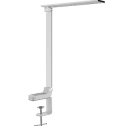 Prios lámpara de mesa LED Tamarin, altura 40 cm, blanca, atenuable