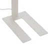 Prios lámpara de pie LED para oficina Taronis, blanca, 195 cm, atenuable