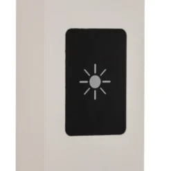 Prios lámpara de pie LED para oficina Taronis, blanca, 195 cm, atenuable