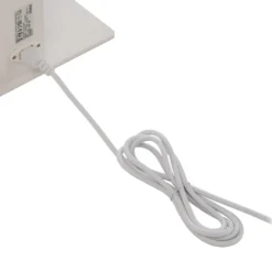 Prios lámpara de pie LED para oficina Taronis, blanca, 195 cm, atenuable