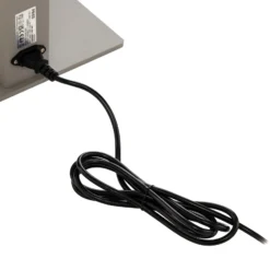 Prios lámpara de pie LED para oficina Taronis, plata, 195 cm, atenuable