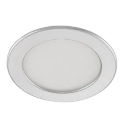 Prios lámpara empotrable LED Cadance, plata, 17 cm, CCT, IP44
