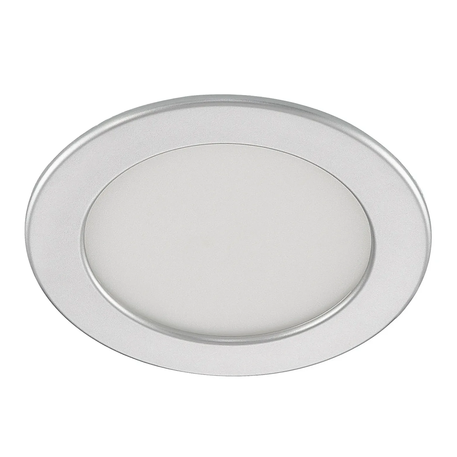 Prios lámpara empotrable LED Cadance, plata, 17 cm, CCT, IP44