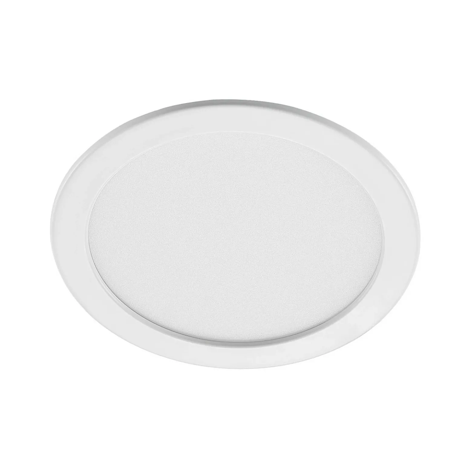 Prios lámpara empotrable LED Cadance, blanco, 24 cm, CCT, IP44