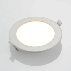 Prios lámpara empotrable LED Cadance, blanco, 17 cm, juego de 3, CCT