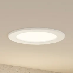 Prios lámpara empotrable LED Cadance, blanco, 17 cm, juego de 3, CCT