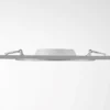 Prios lámpara empotrable LED Cadance, plata, 22 cm, CCT, IP44