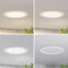 Prios lámpara empotrable LED Cadance, blanco, 24 cm, juego de 3, CCT