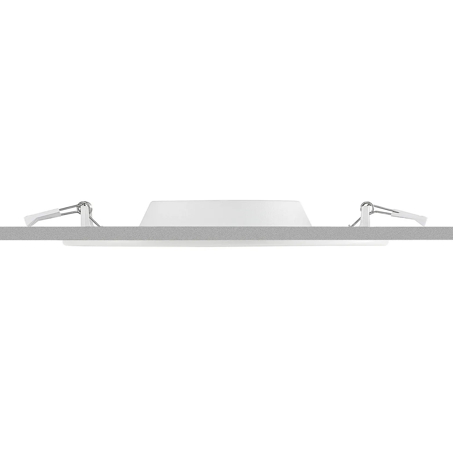 Prios lámpara empotrable LED Cadance, blanco, 22 cm, juego de 10, CCT