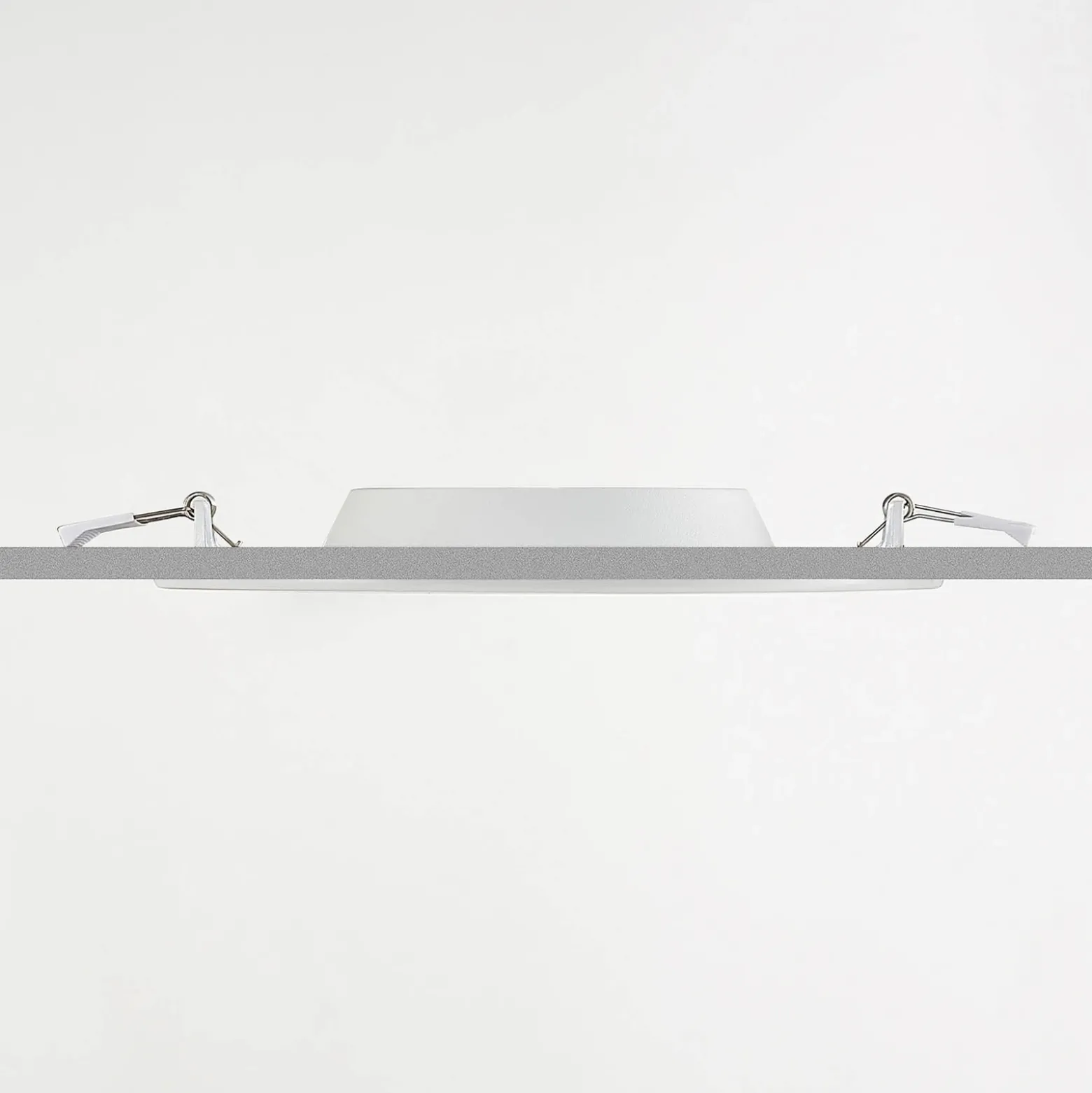 Prios lámpara empotrable LED Cadance, blanco, 24 cm, CCT, IP44