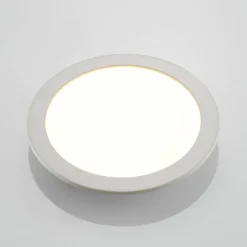 Prios lámpara empotrable LED Cadance, blanco, 24 cm, CCT, IP44