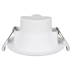 Prios lámpara empotrable LED Rida, juego de 3, blanco, 15 cm, CCT, IP44