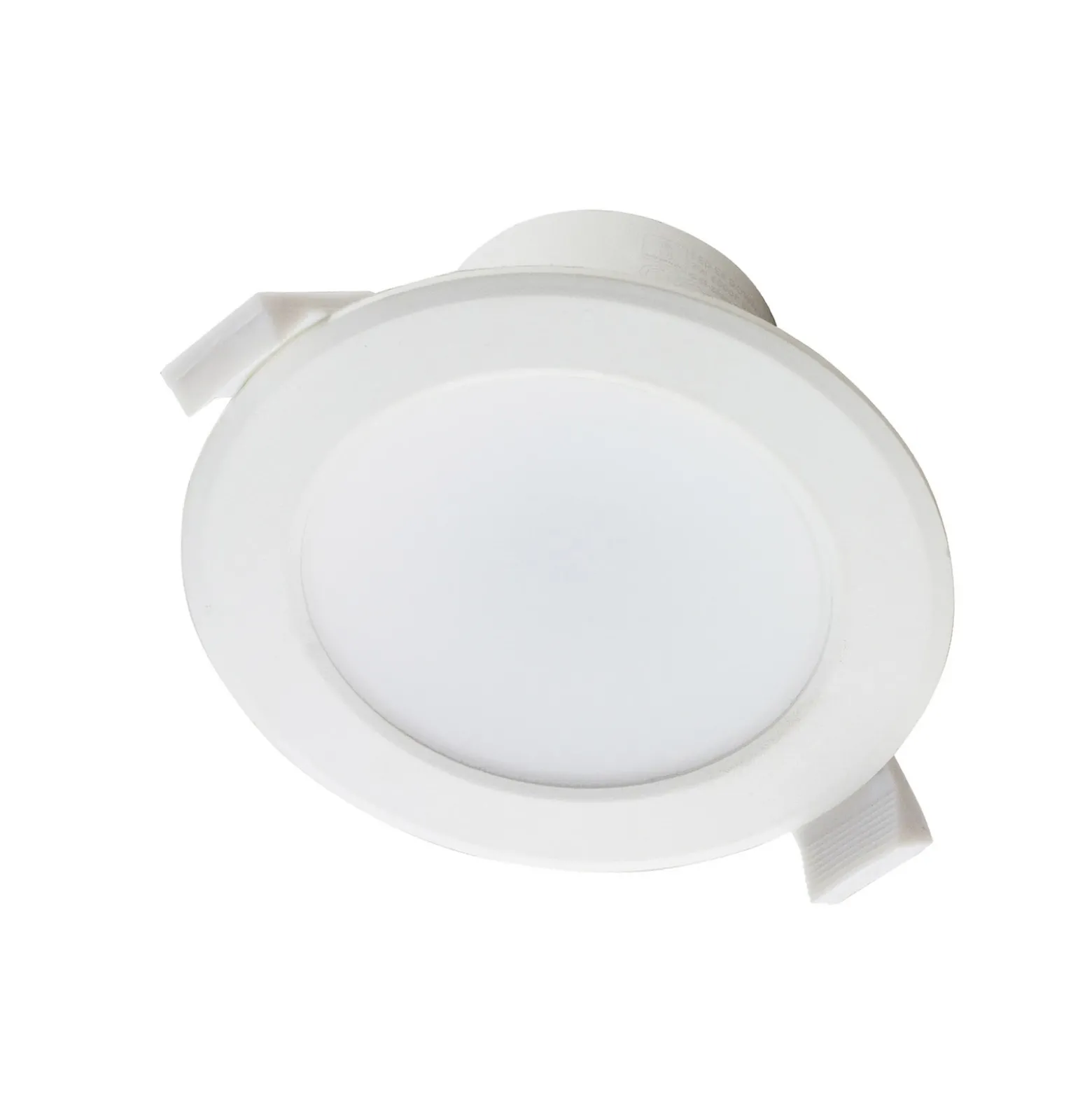 Prios lámpara empotrable LED Rida, juego de 10, blanco, 15 cm, CCT, IP44
