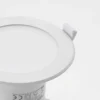 Prios lámpara empotrable LED Rida, juego de 3, blanco, 12 cm, CCT, IP44