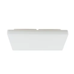 Prios lámpara LED de techo Artin, 33 cm, blanco, angular, sensor