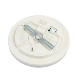 Prios lámpara LED de techo Artin, Ø 28 cm, blanco, CCT, IP65