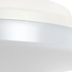 Prios lámpara LED de techo Artin, Ø 28 cm, blanco, CCT, IP65