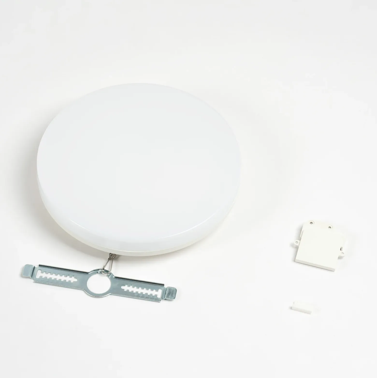 Prios lámpara LED de techo Artin, Ø 33 cm, blanco, CCT, IP65