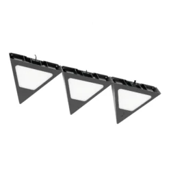 Prios Odia Lámpara LED bajo mueble, negra, 3 unidades