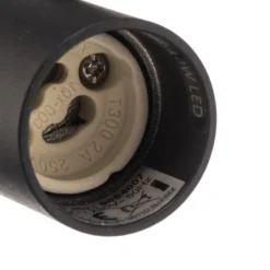 Prios Okko Sistema de riel monofásico 1 luz negro 3 luces