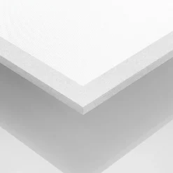 Prios panel LED Gelora, 80 cm, 4.000 K, color plata, aluminio