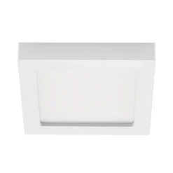 Prios Plafón LED Alette, blanco, 22,7 cm 24W, atenuable