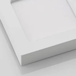 Prios Plafón LED Alette, blanco, 17,2 cm, atenuable