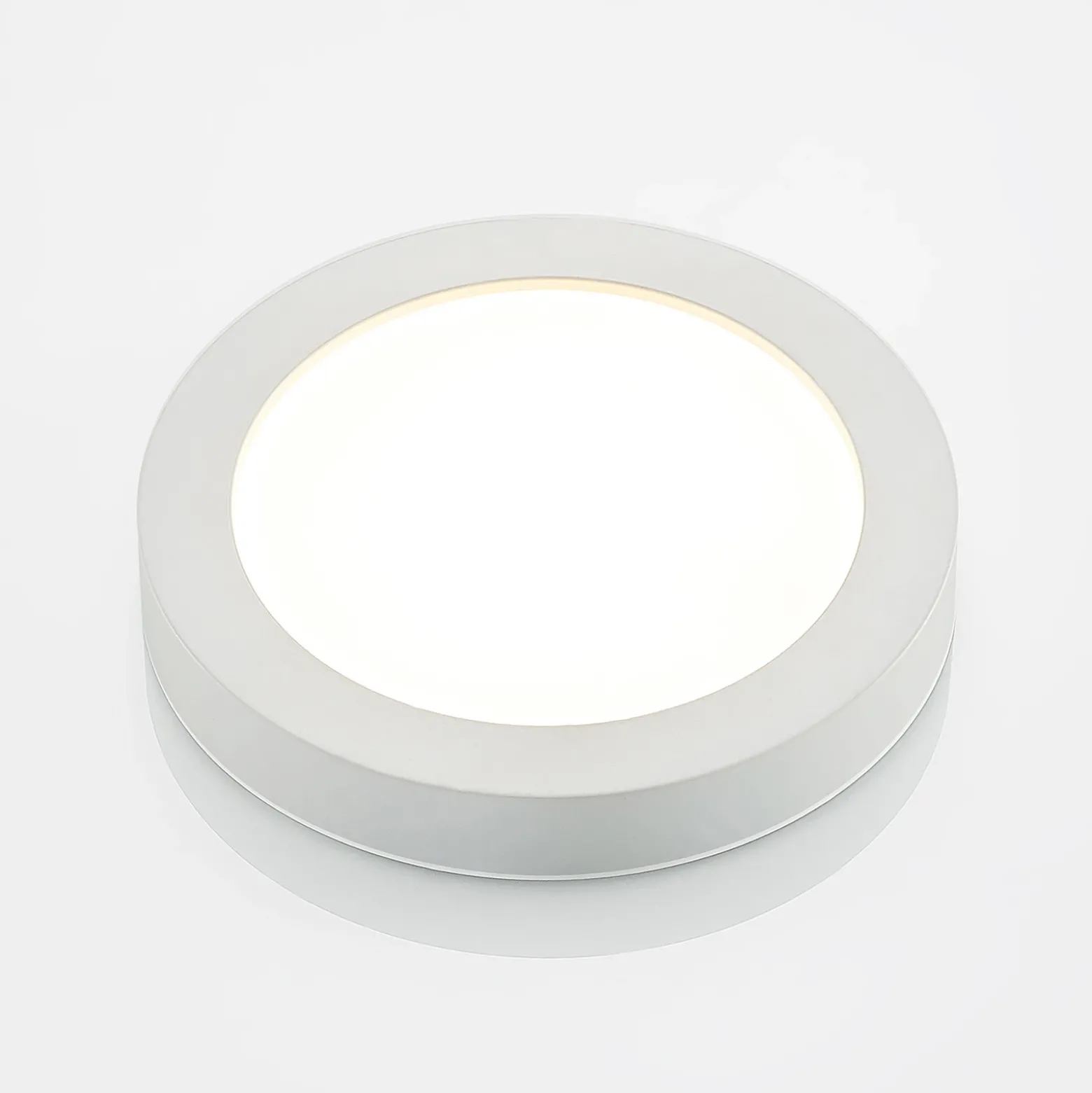 Prios Plafón LED Edwina, blanco, 25 cm, lote de 10