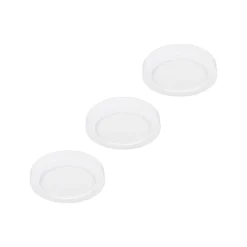 Prios Plafón LED Edwina, blanco, 23 cm, set de 3