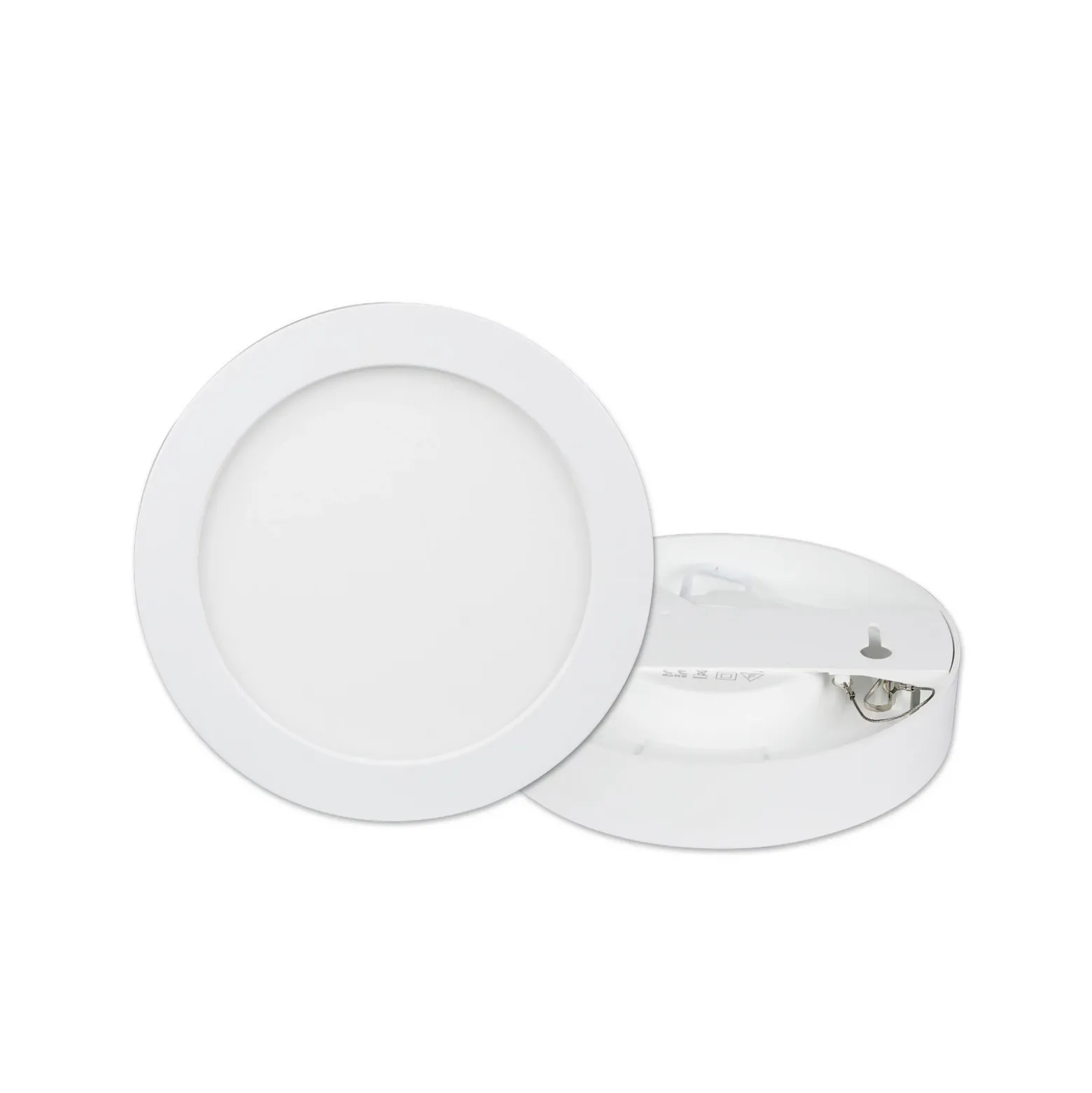 Prios Plafón LED Edwina, blanco, 18 cm, set de 3