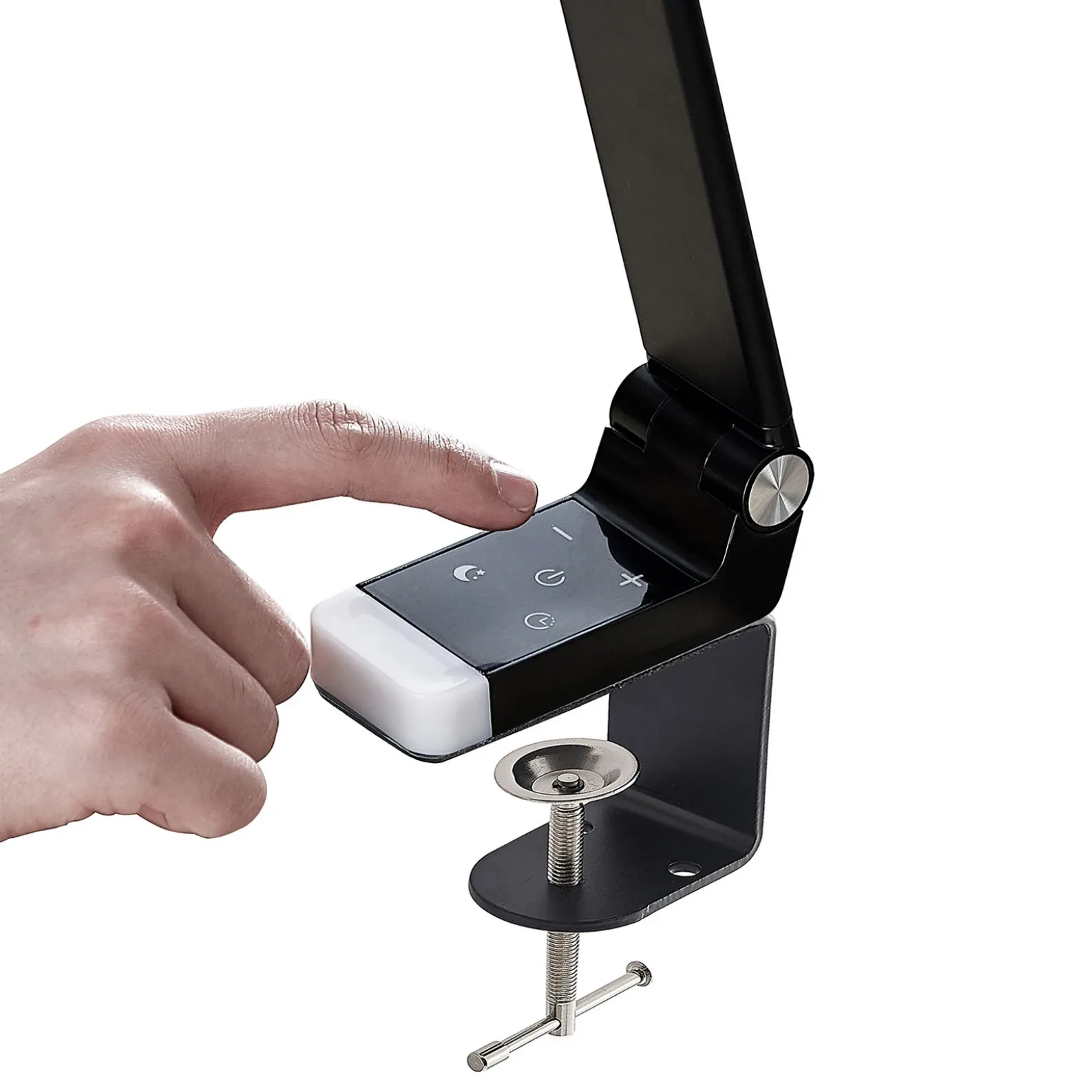 Prios Tamarin lámpara de mesa LED, atenuable negro