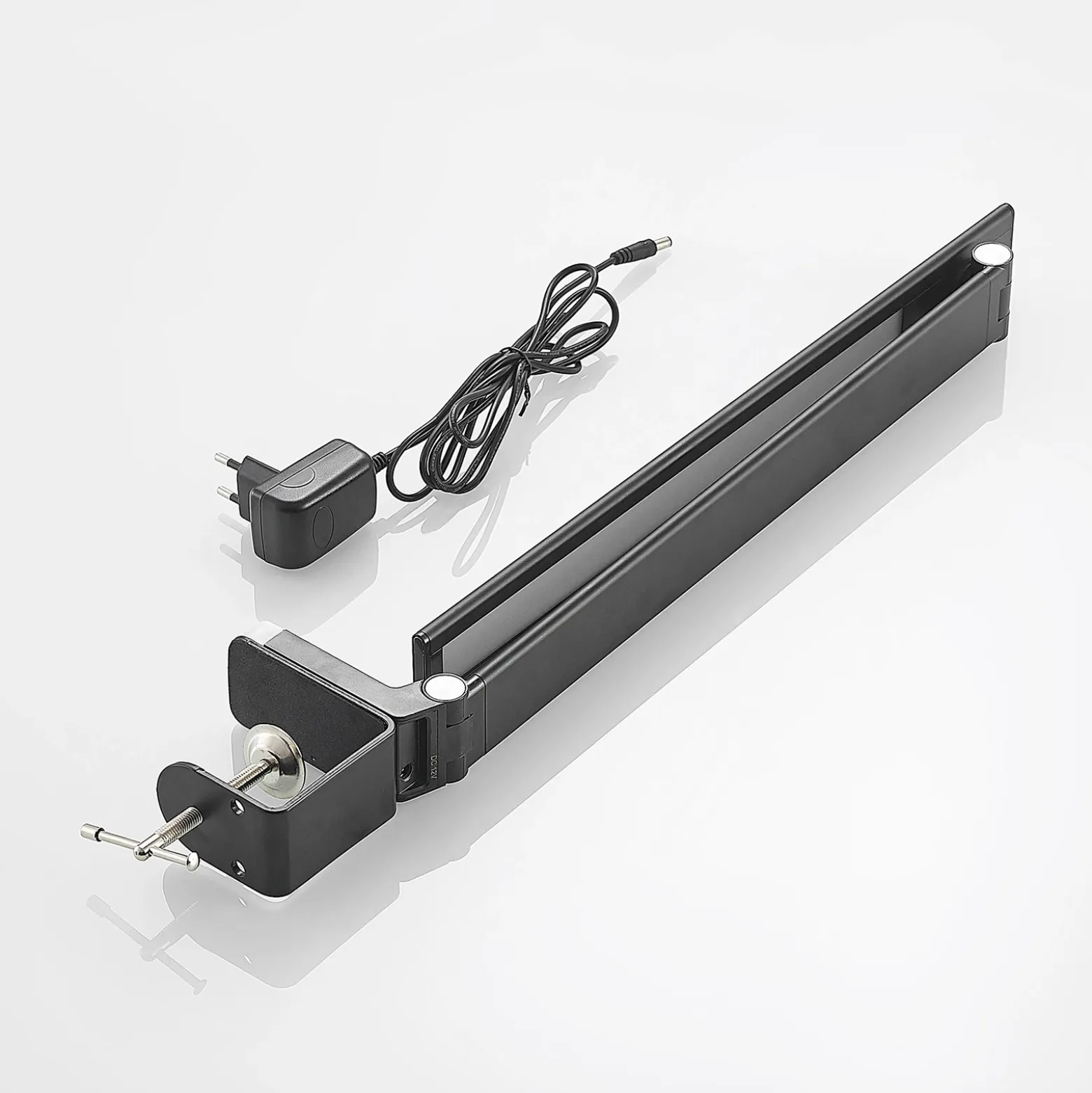 Prios Tamarin lámpara de mesa LED, atenuable negro