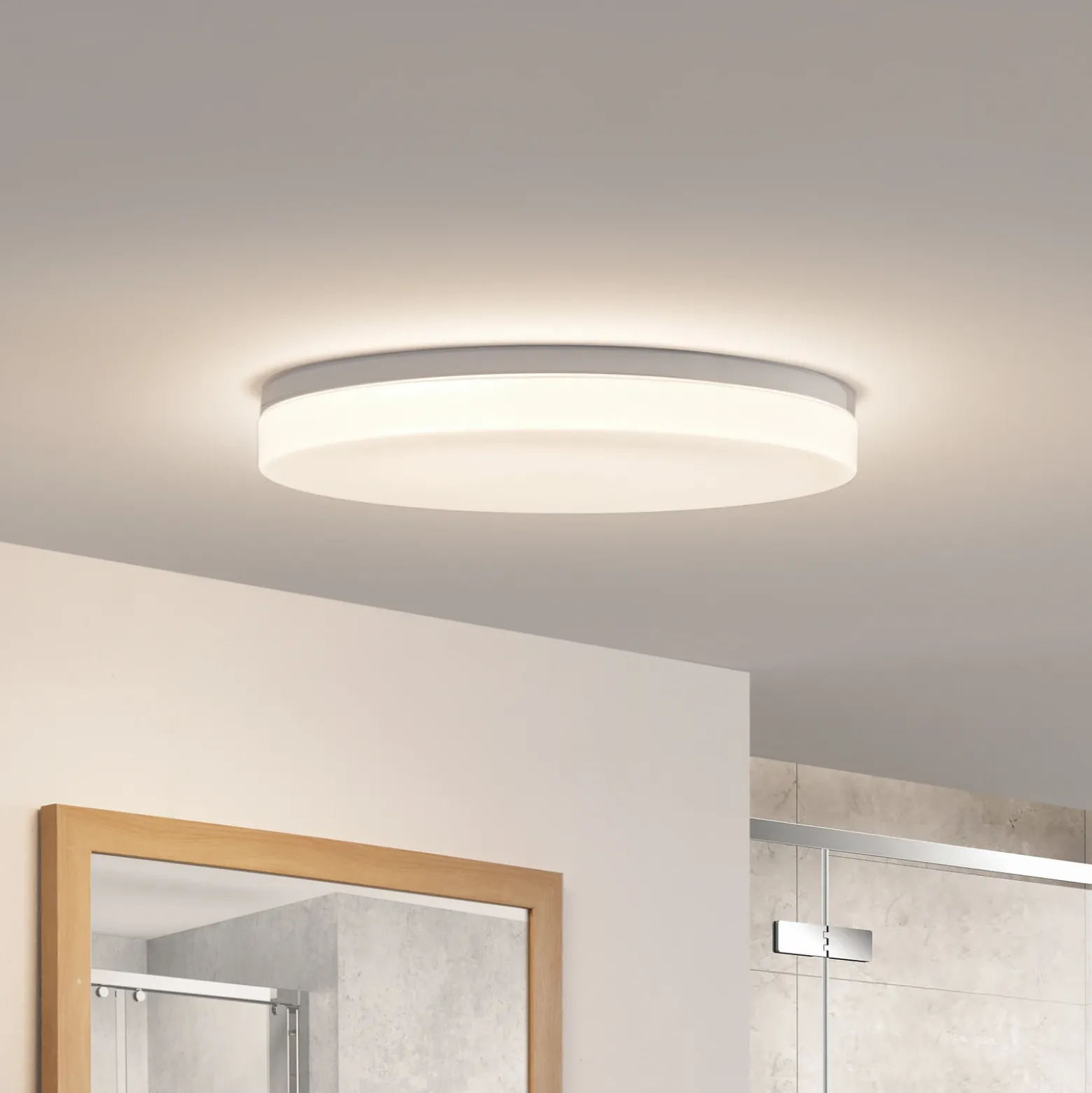 Prios Wynion LED lámpara de techo CCT interruptor DIP 50cm