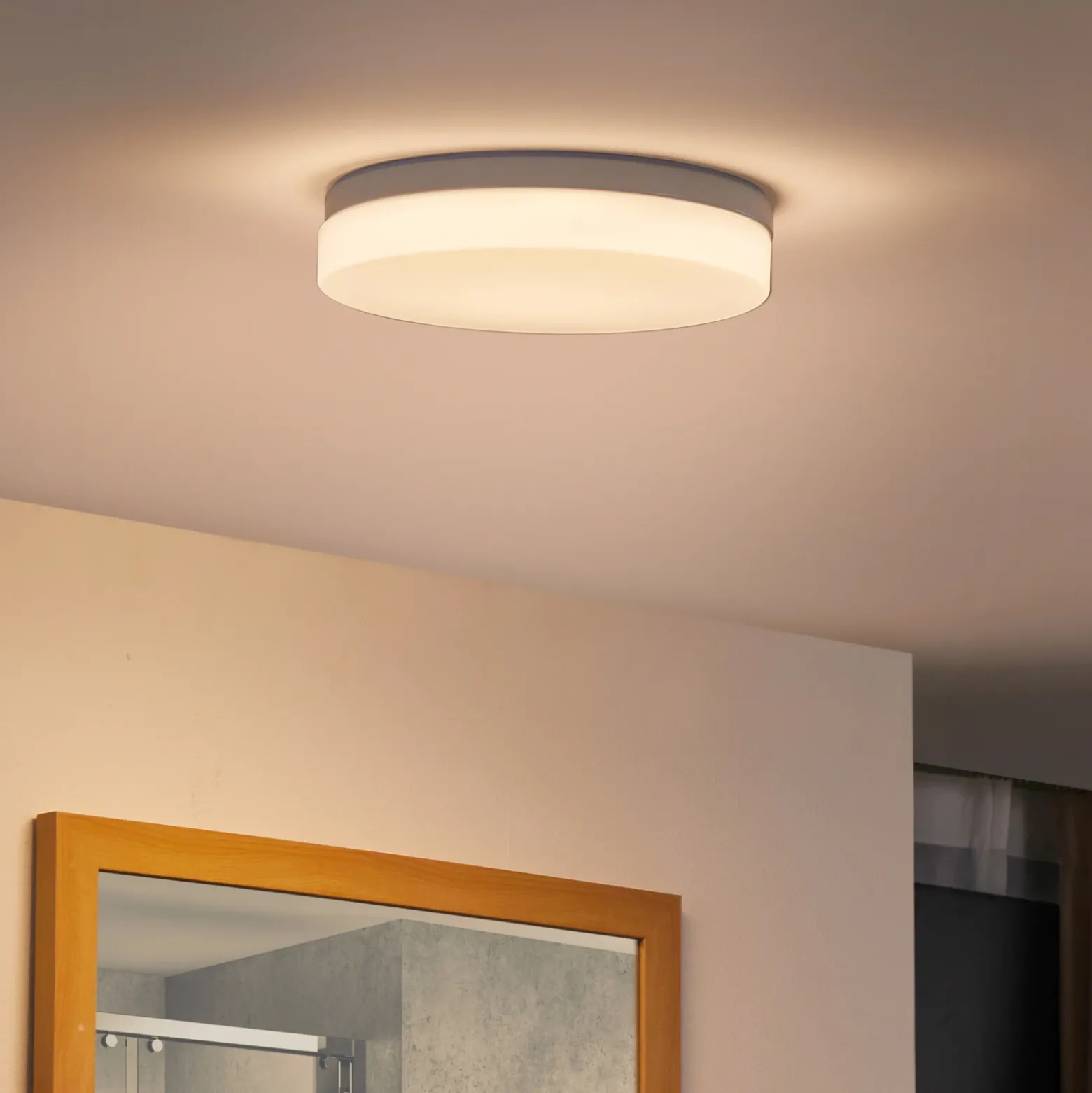 Prios Wynion Lámpara de techo LED CCT Interruptor DIP 30cm