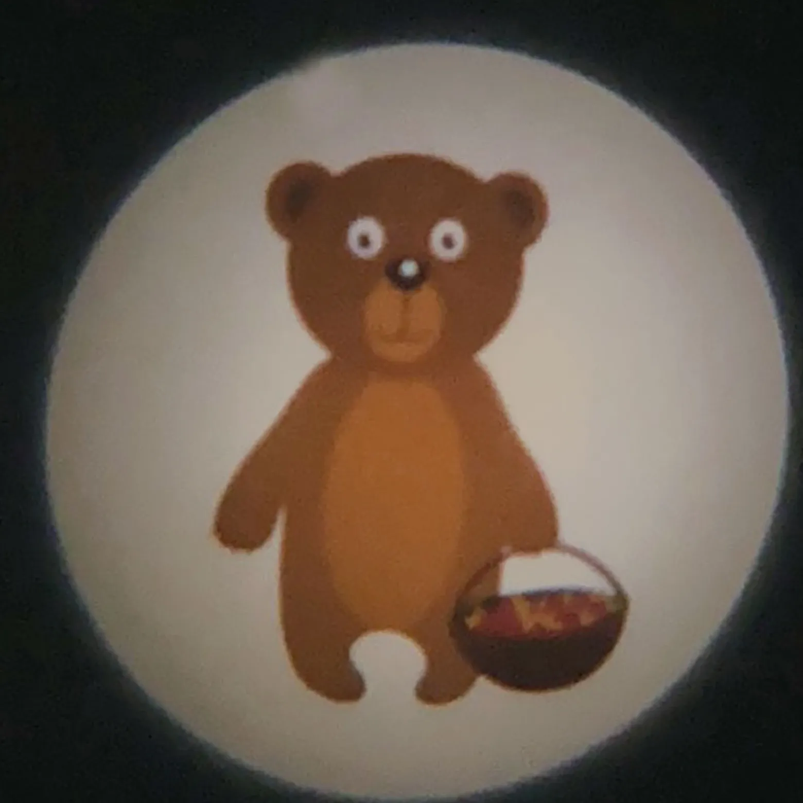 Proyector de bolsillo Animales, funciona 6 pilas