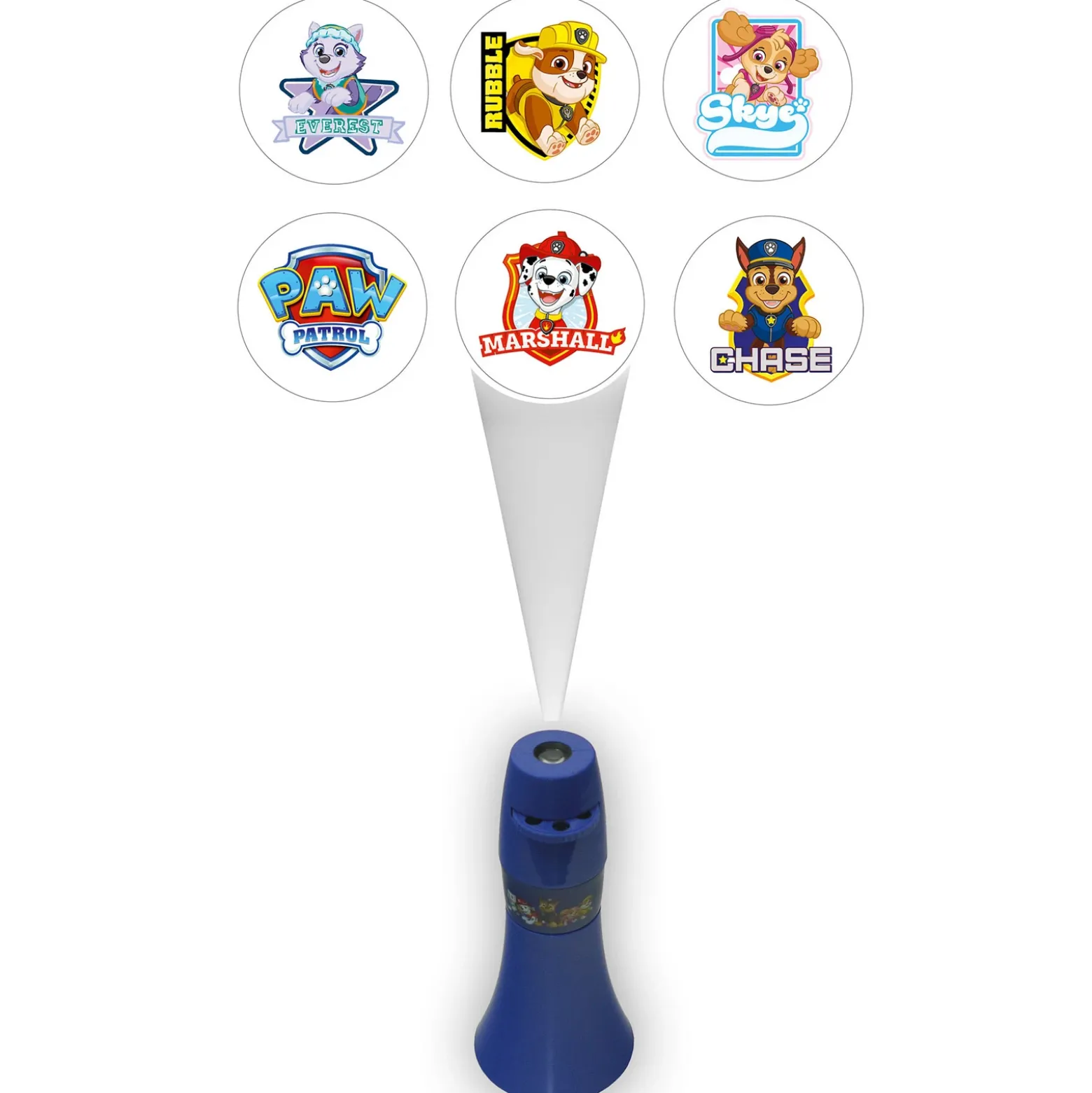 Proyector de bolsillo Paw Patrol x6, pilas