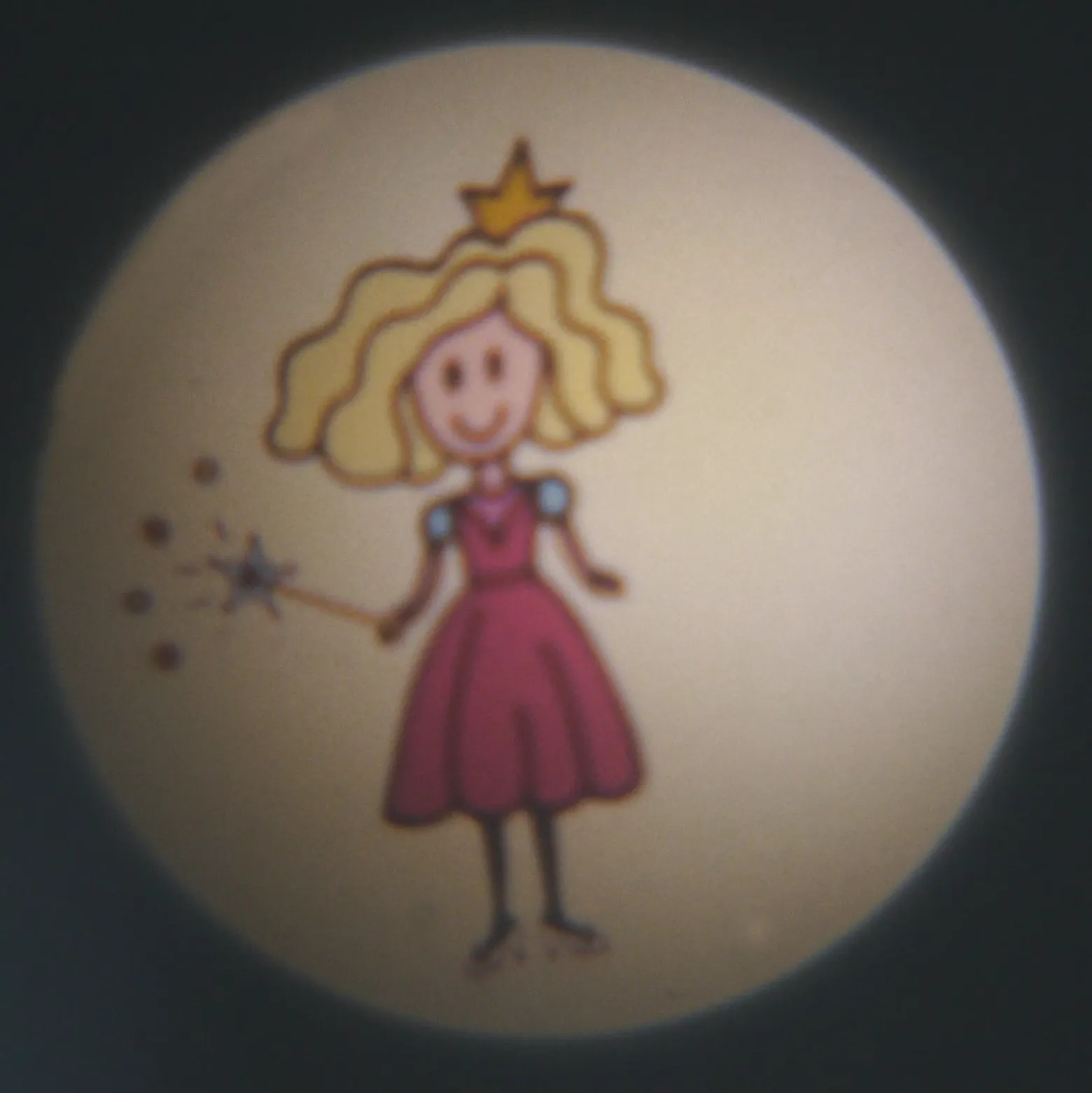 Proyector de bolsillo Princesa x6, pilas