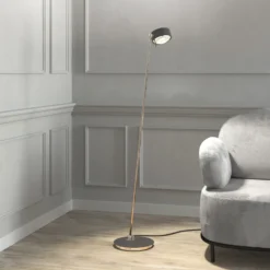 Puk! 120 Floor LED claras/mate antracita mate