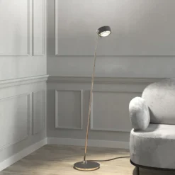 Puk! 120 Floor LED claras/mate antracita mate