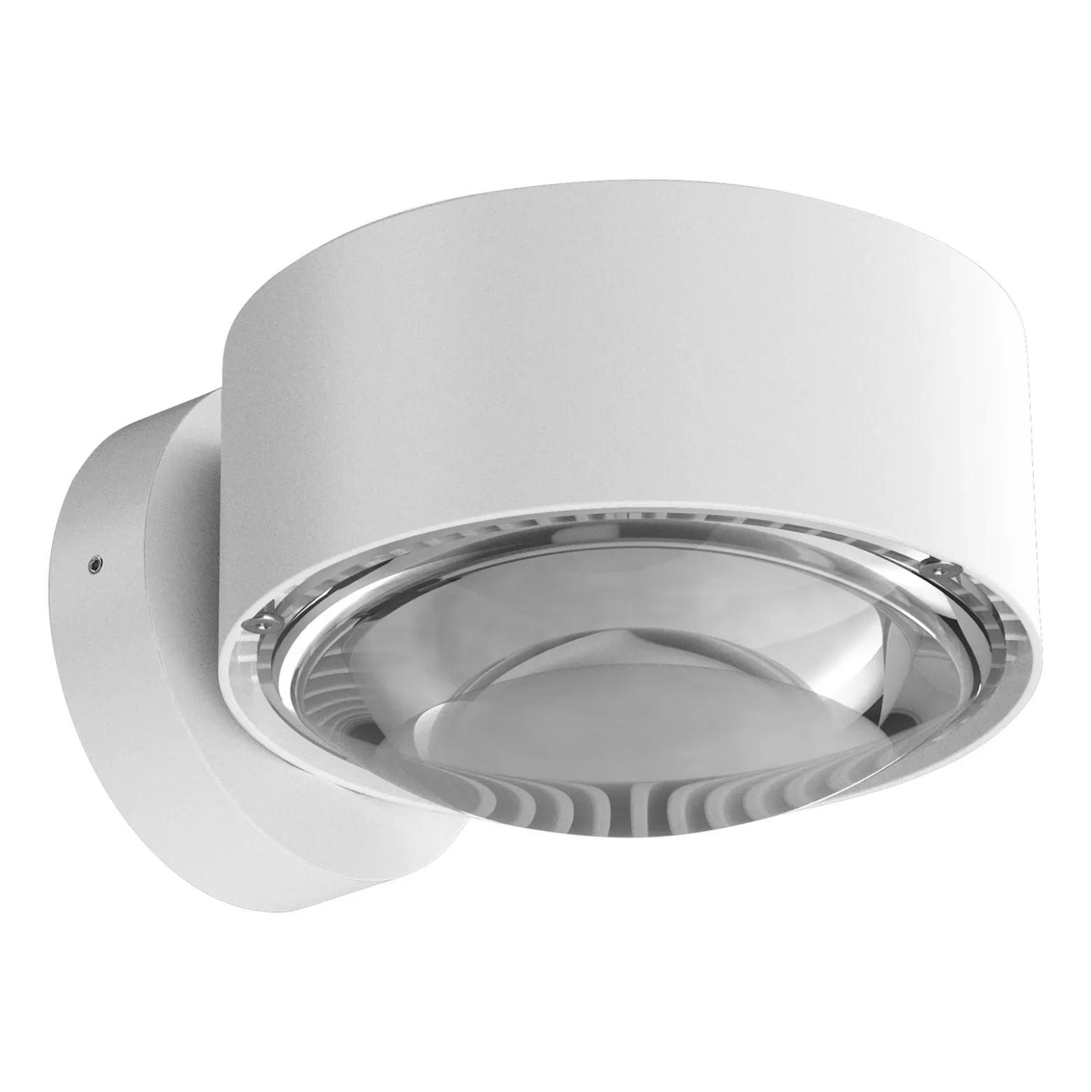 Puk Maxx Wall, LED, lentes transparentes, blanco mate