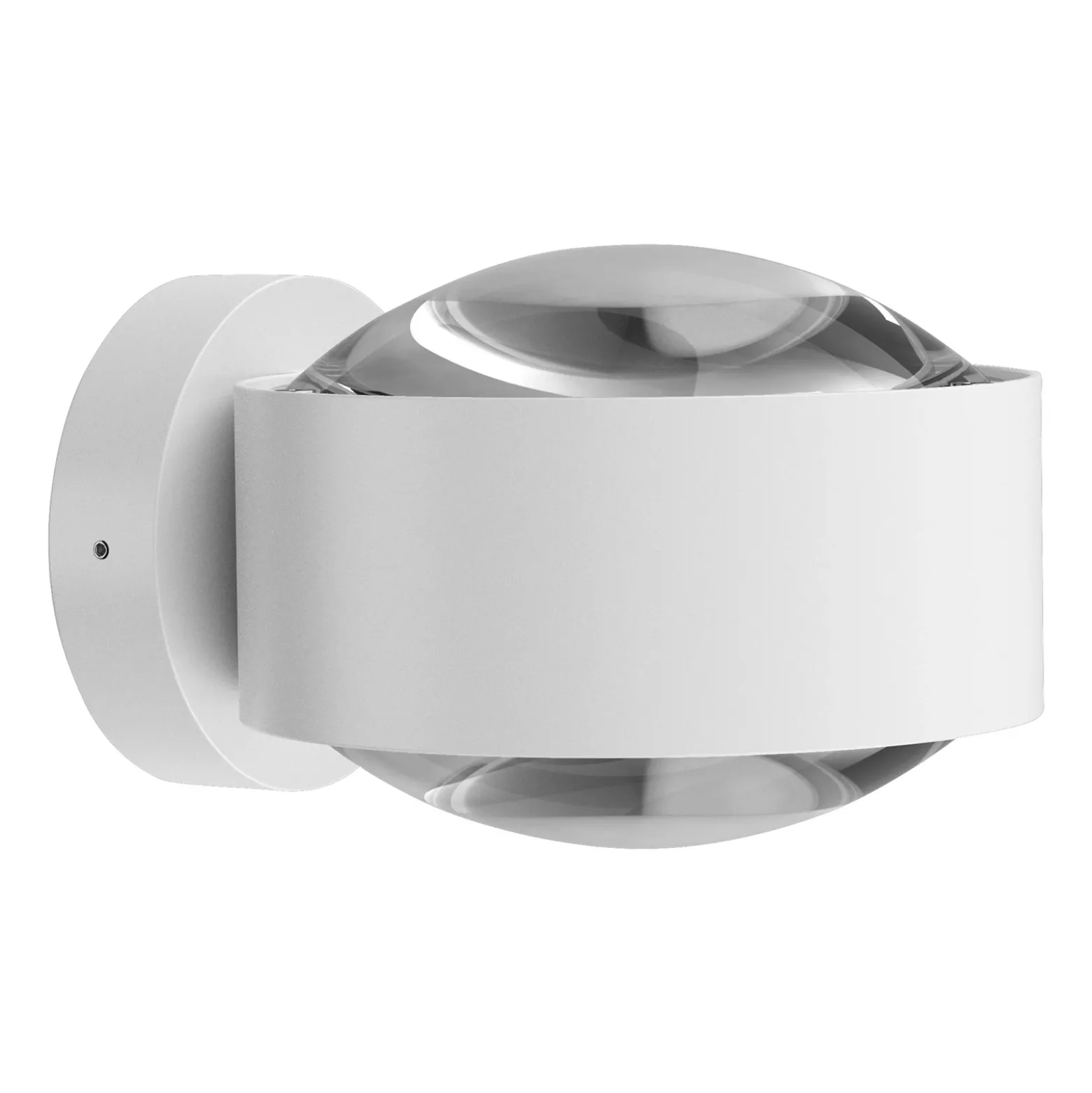Puk Maxx Wall, LED, lentes transparentes, blanco mate