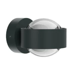 Puk Mini Wall, G9, lentes transparentes, antracita mate