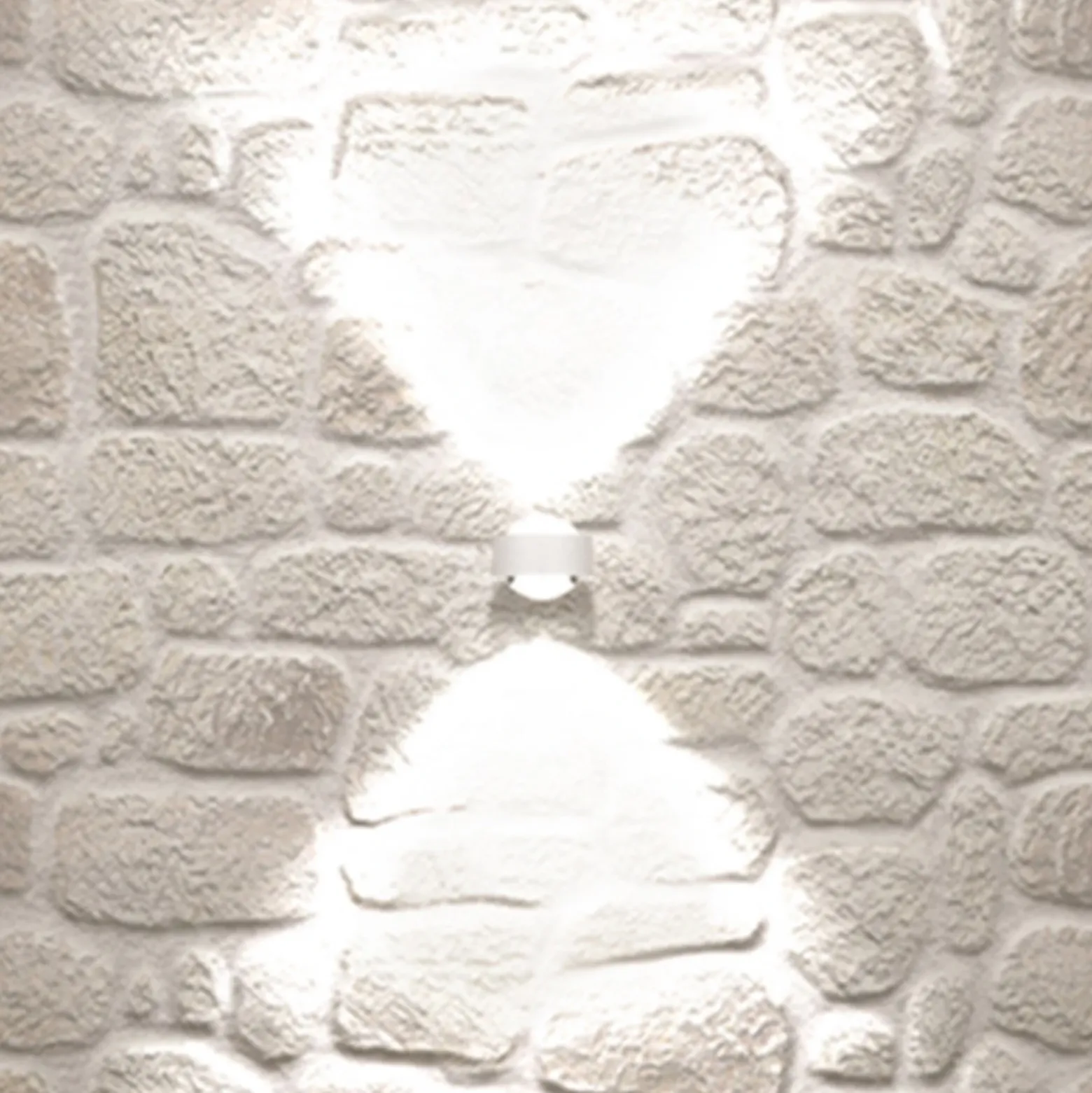 Puk Mini Wall, G9, lentes transparentes, blanco mate
