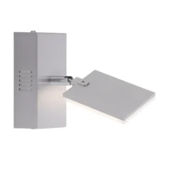 PURE Mira aplique LED control remoto, CCT aluminio
