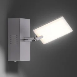 PURE Mira aplique LED control remoto, CCT aluminio