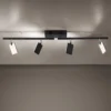 PURE Mira plafón 4 luces control remoto CCT negro